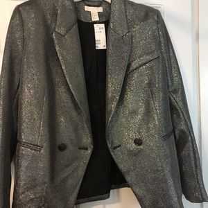 H&M Silver Blazer
